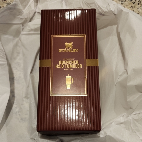 Stanley Chocolate Gold 40 Oz H2.0 Brown Quencher New In Box Authentic - Picture 3 of 14